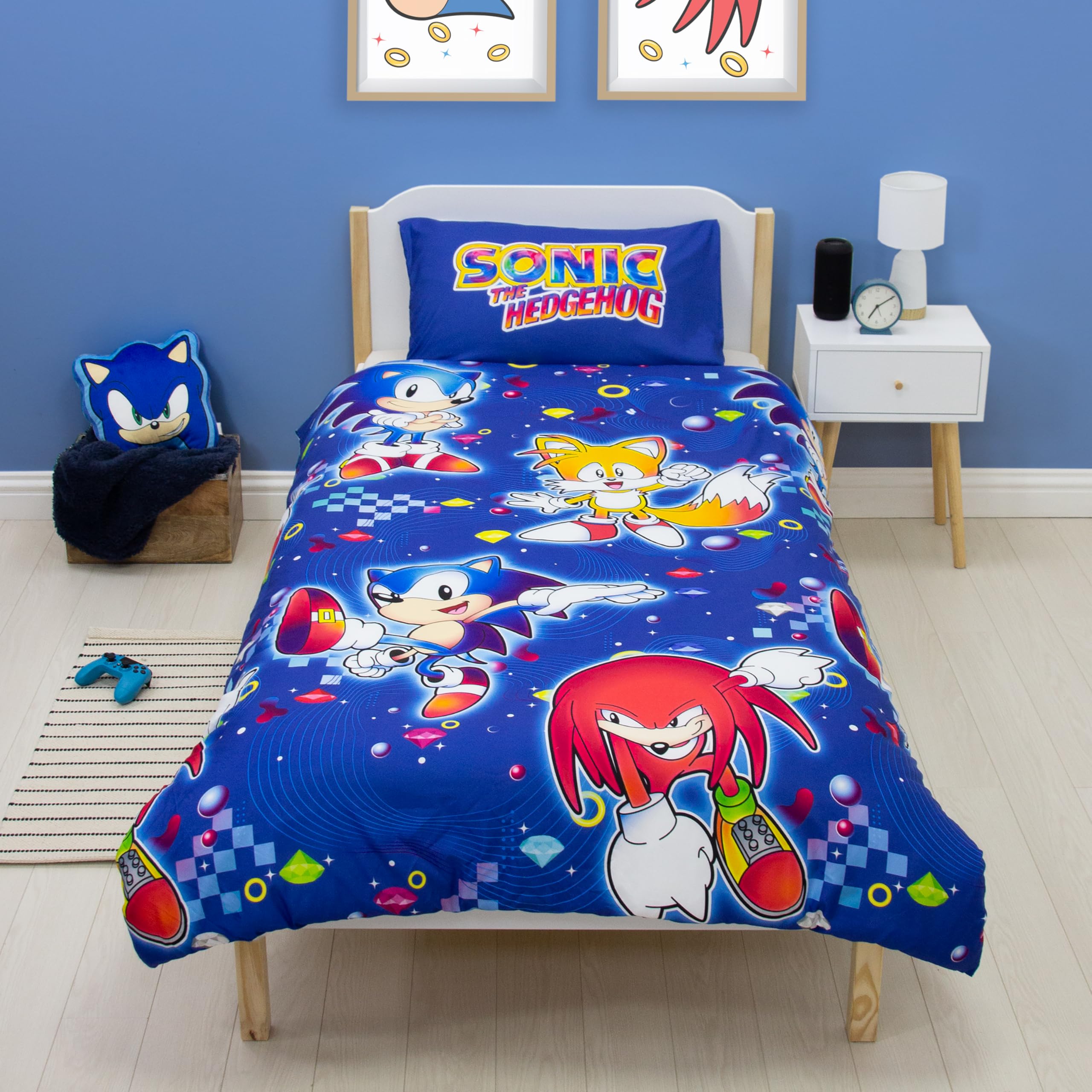 Character World Sonic The Hedgehog Official Single Duvet Cover Set | Reversible | 135 x 200cm 5