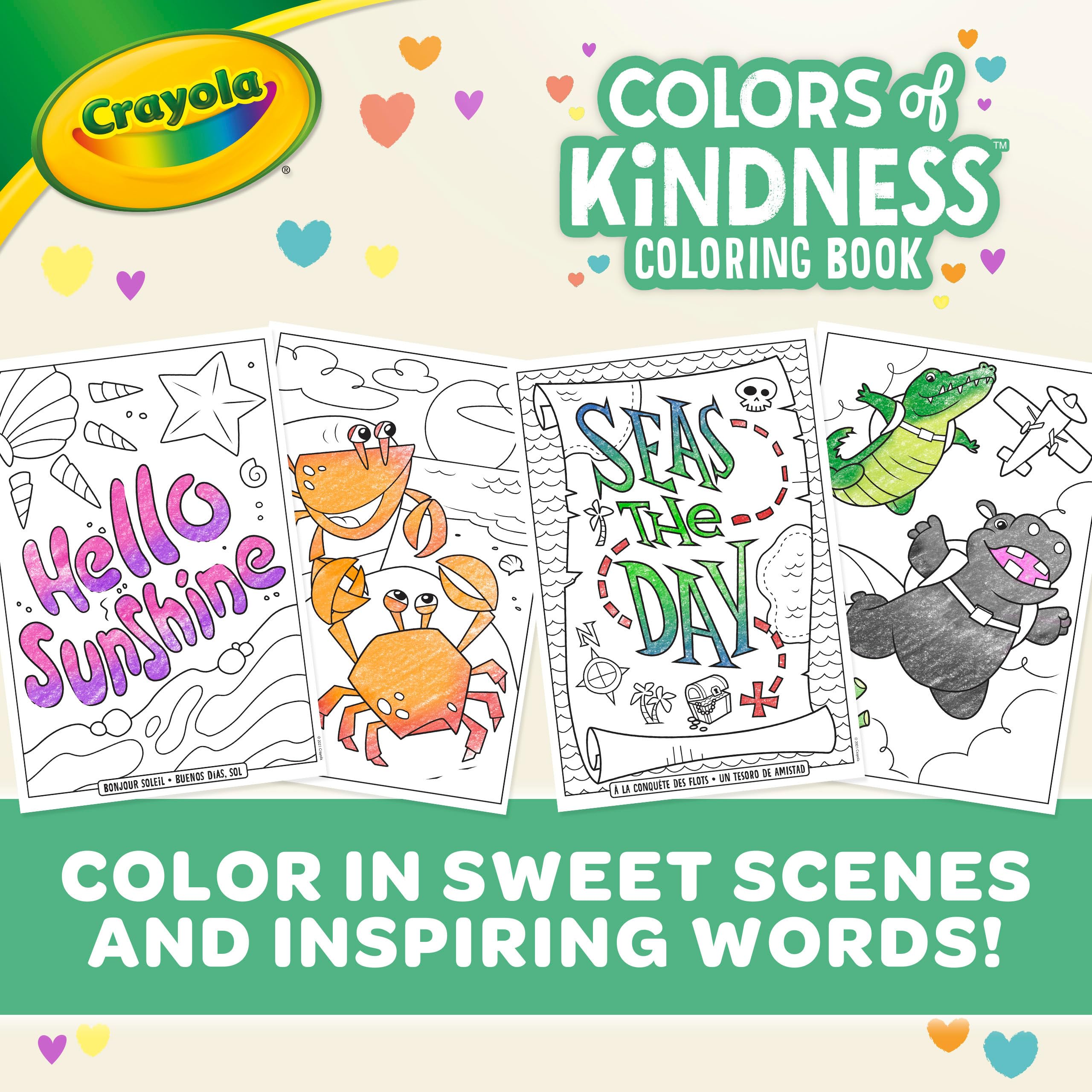 CRAYOLA Colours of Kindness Colouring Book - 48 Pages | Unisex Children | Paper 4