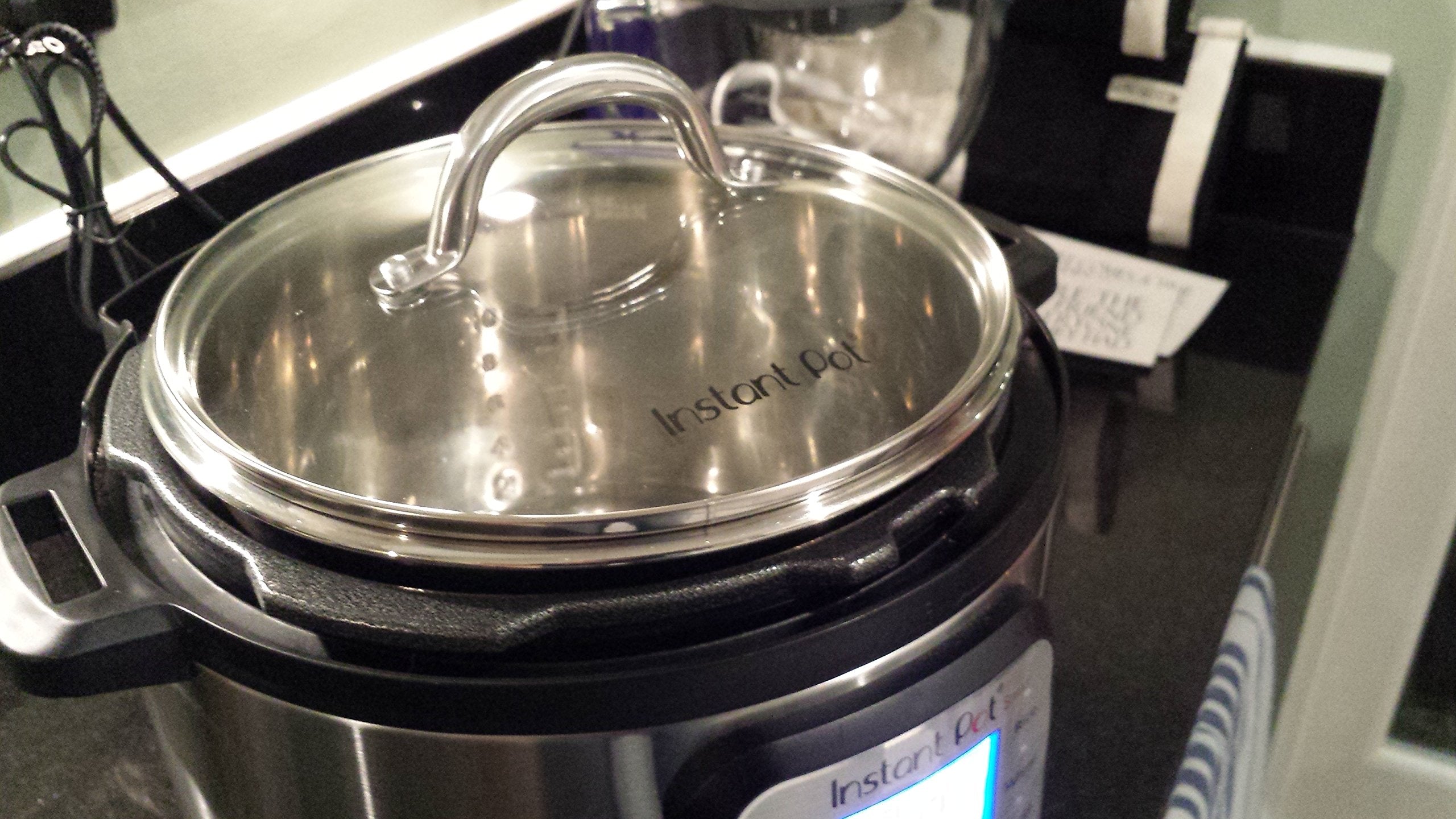 Instant Pot Tempered Glass Lid - Fits 5.7L Lux/Duo/Smart Pots | 23cm Diameter