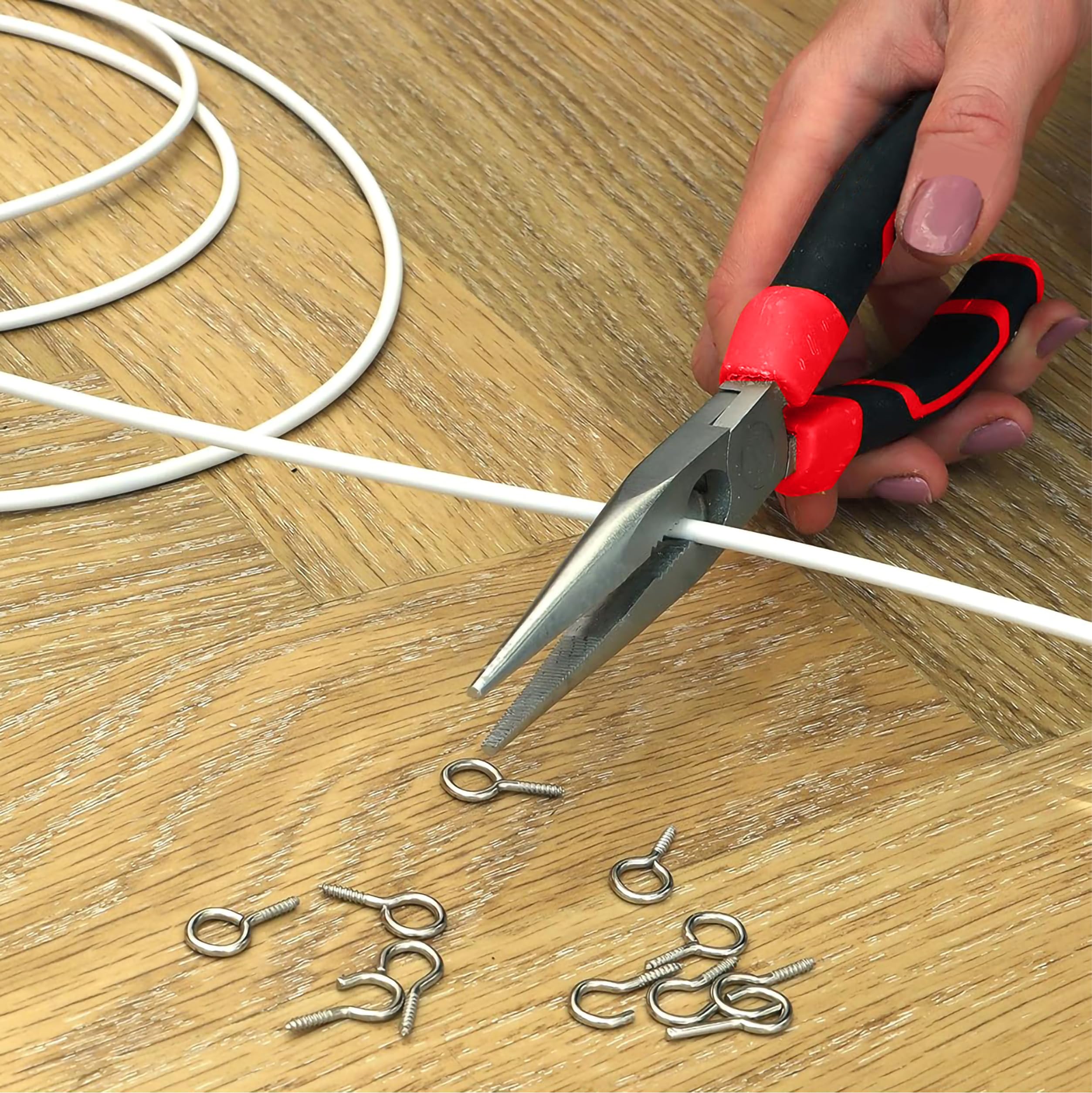 DEKTON 30M Heavy Duty Flexible Curtain Wire for Hanging Curtains, Nets, Voiles | Rust Resistant 4