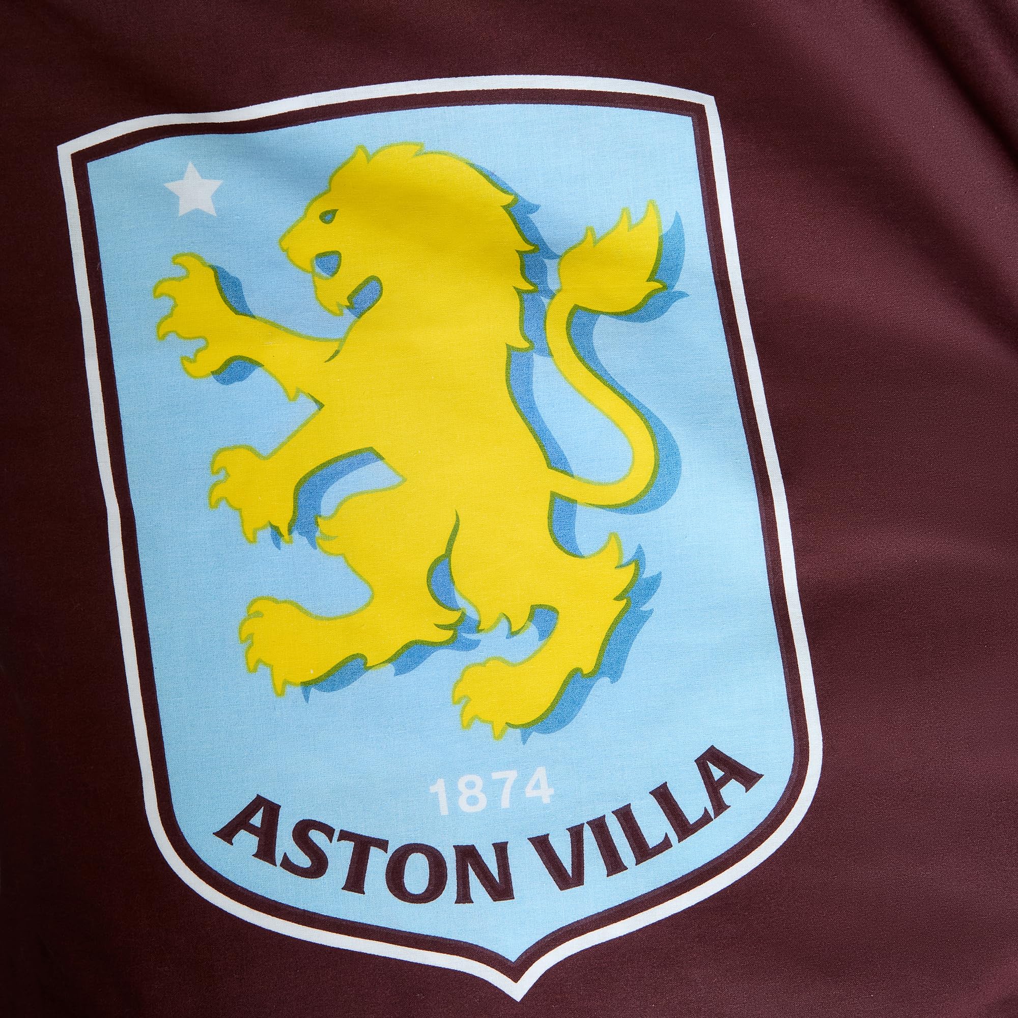 The Gift Scholars Aston Villa FC Double Duvet Cover Set - Reversible Polycotton | 200x200 cm 5