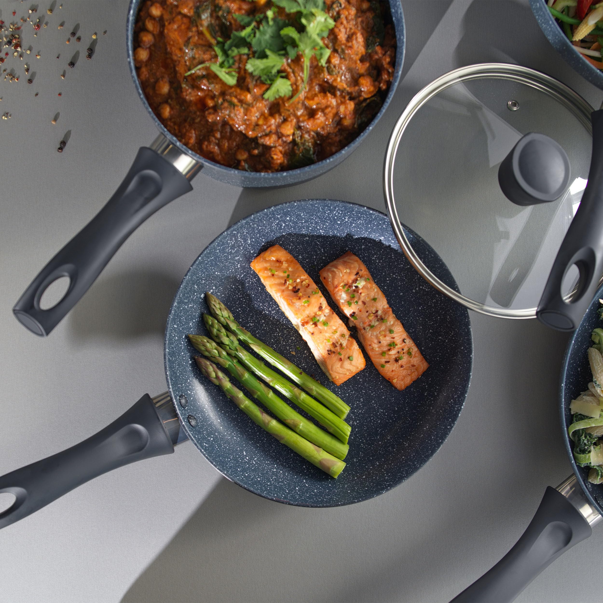 Russell Hobbs Nightfall Stone 20 cm Frying Pan - Non-Stick, Induction Compatible, Aluminium 3