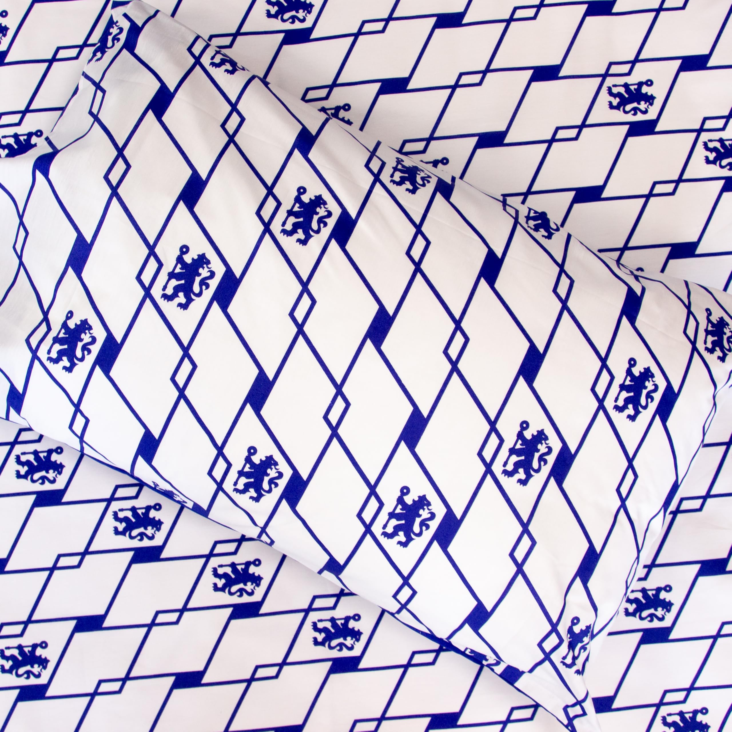 Character World Chelsea FC Official Single Duvet Cover Set | Reversible | Polycotton Blend 9