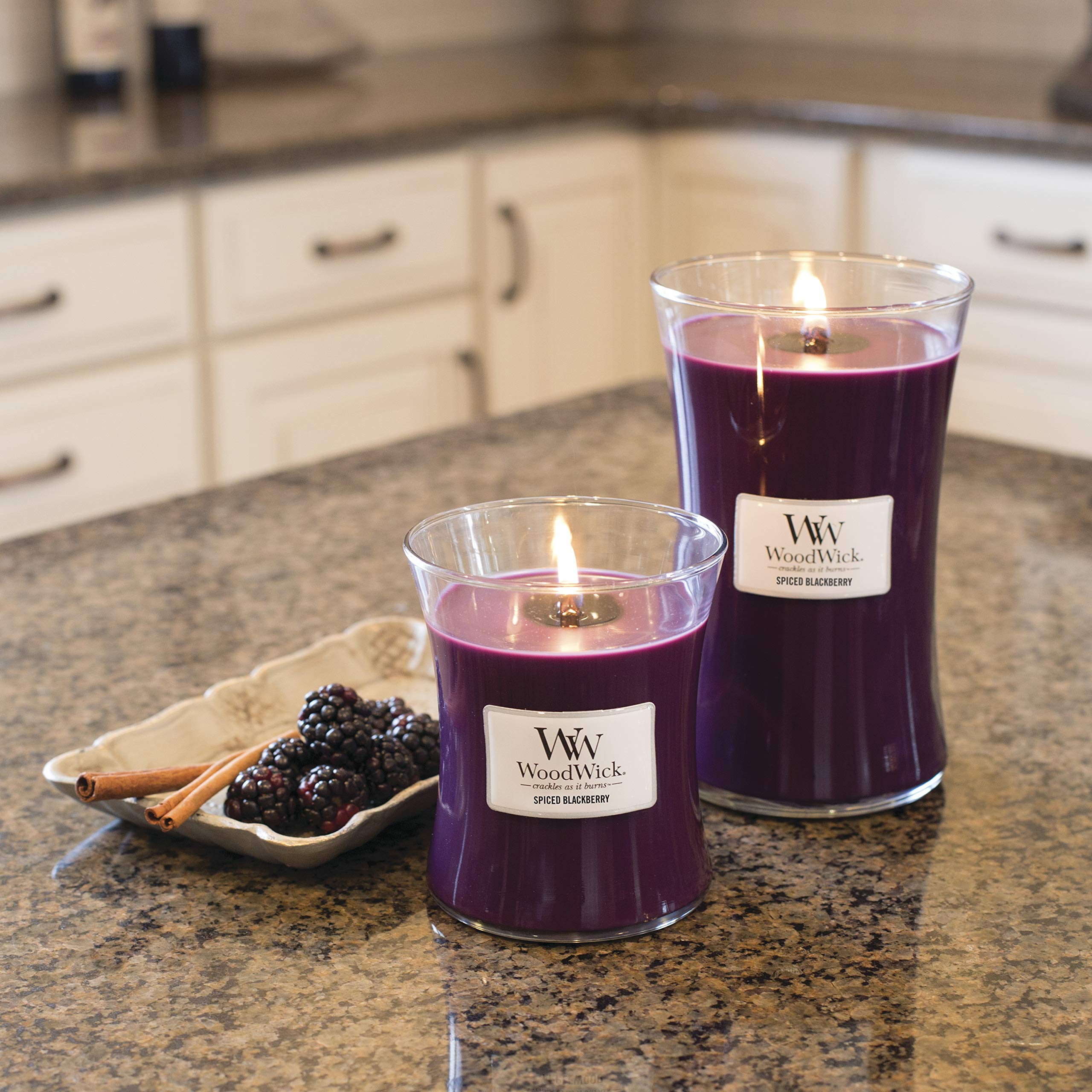 WoodWick Large Hourglass Scented Candle - WILD BERRY & BEETS | Crackling Wooden Wick | Up to 130 Hours 5