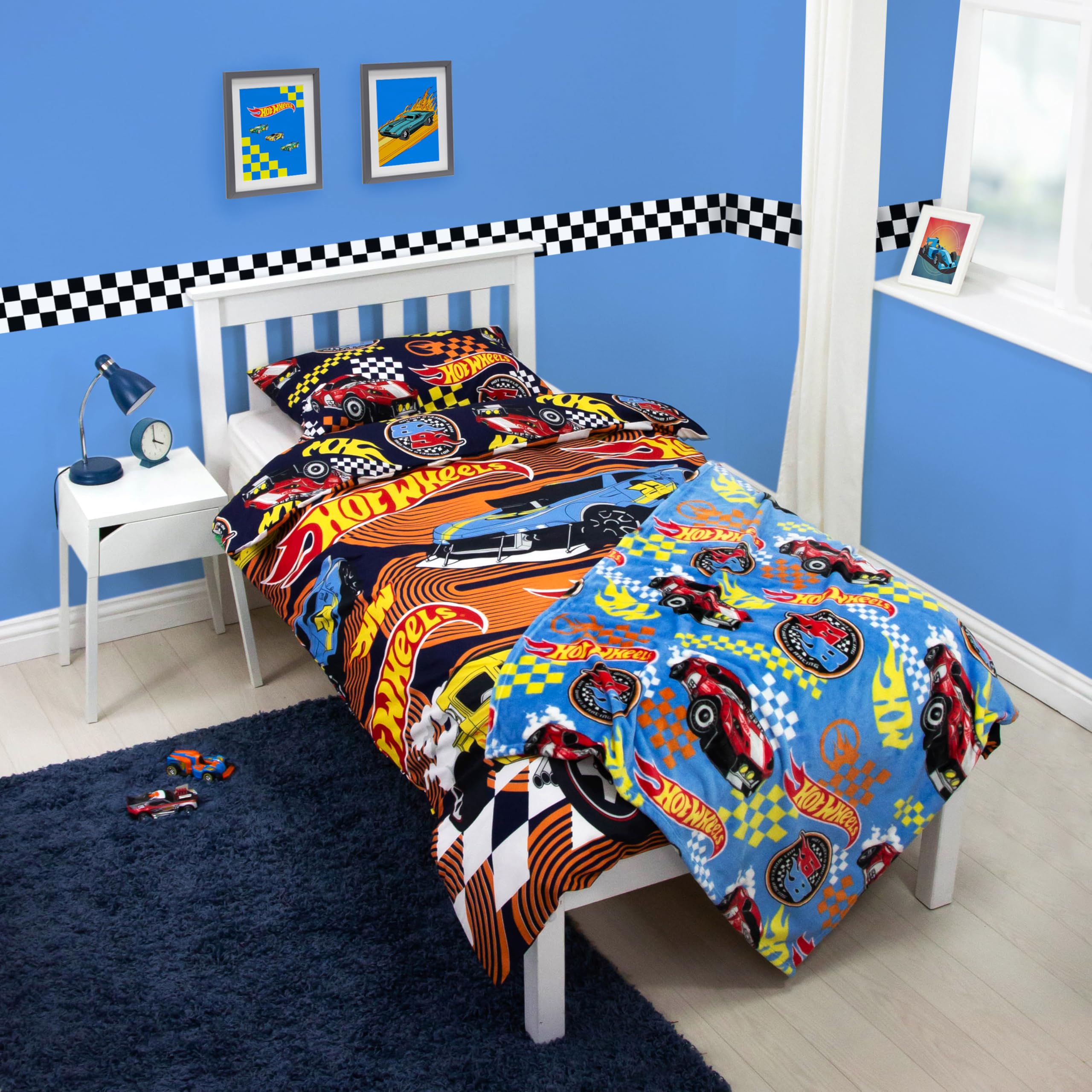 Character World Hot Wheels Racer Design Single Duvet Cover Set | Reversible | 135 x 200cm 4