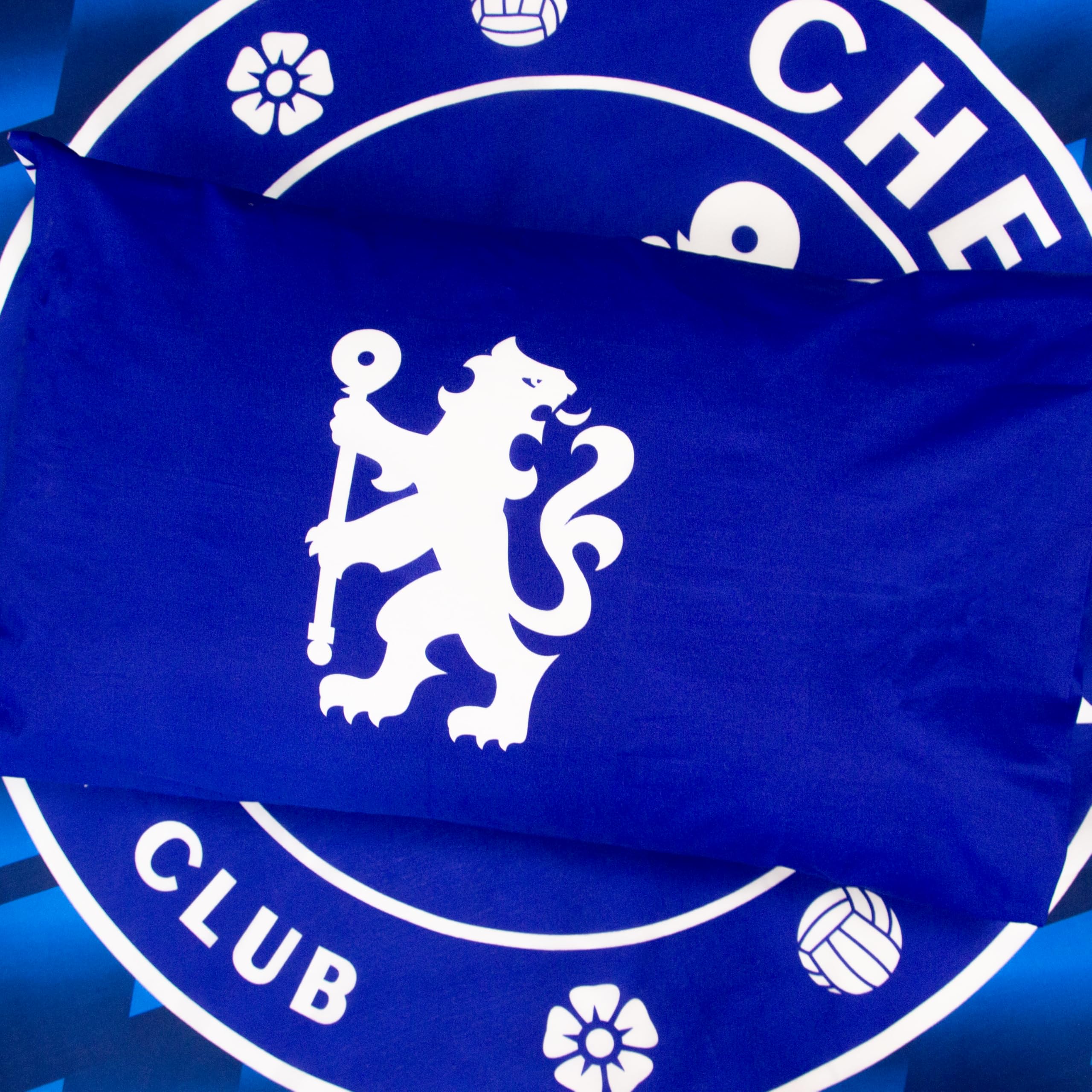 Character World Chelsea FC Official Single Duvet Cover Set | Reversible | Polycotton Blend 8