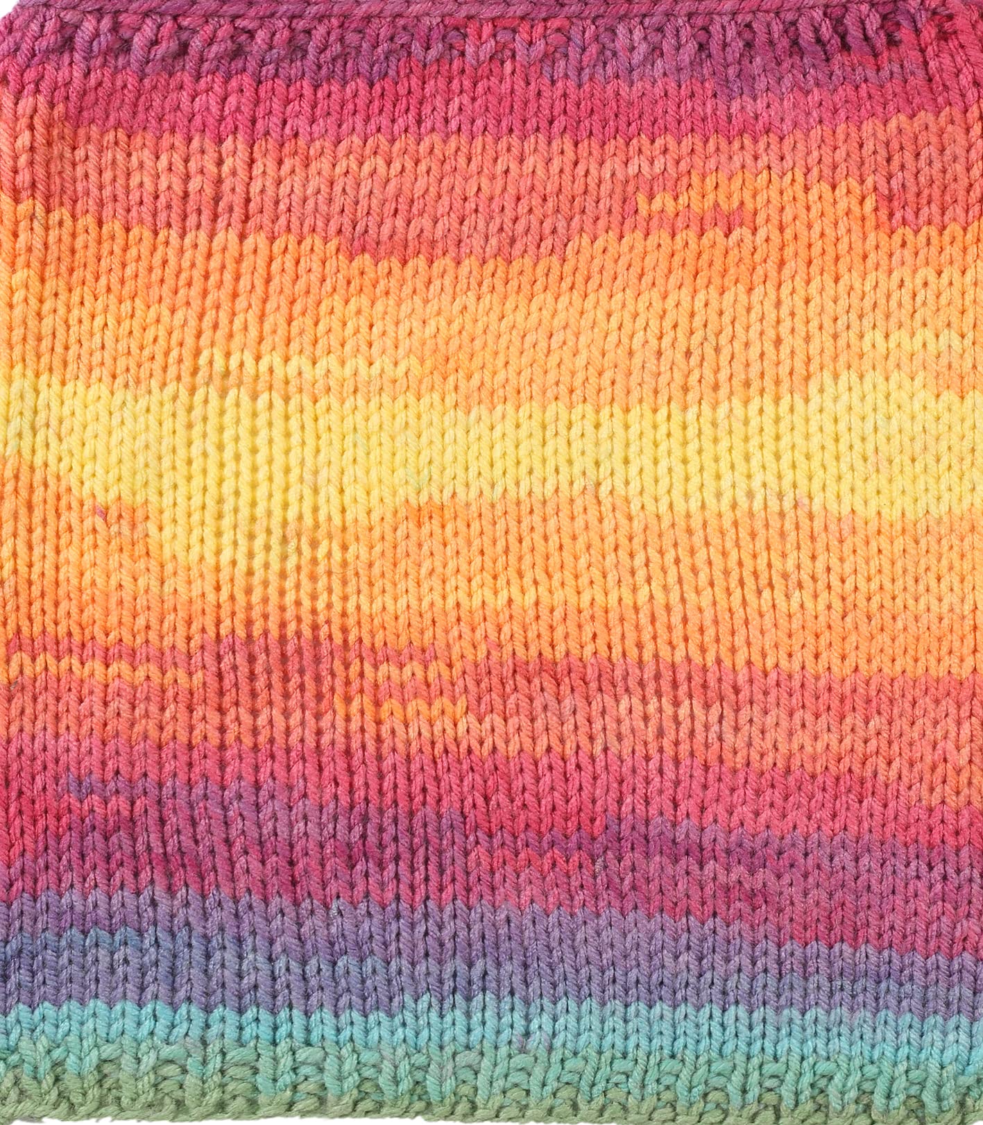 Wollbiene Batik Yarn - 5 x 100g Balls (500g Total) | Acrylic | Color 5040 Pastel Rainbow 2