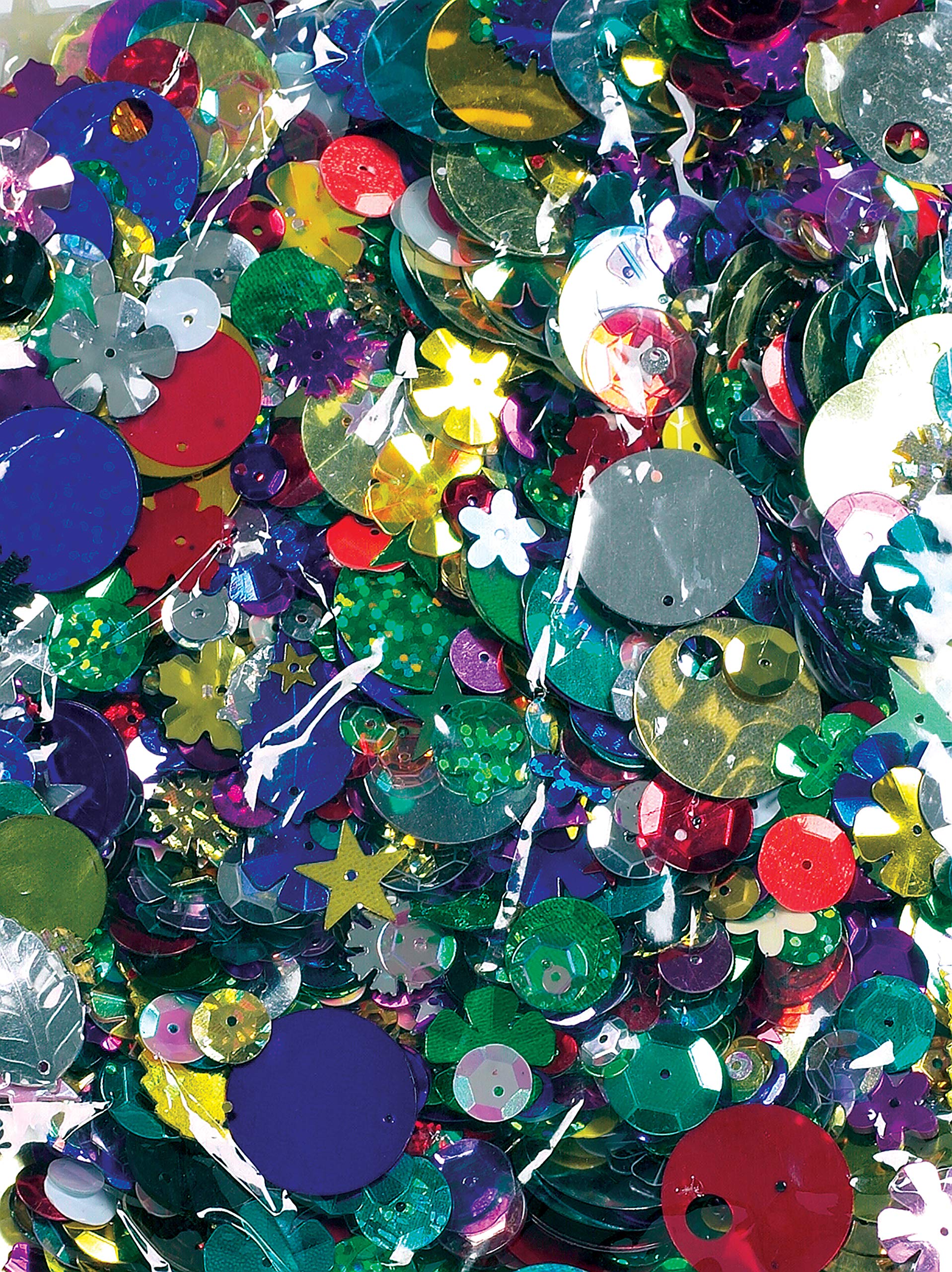 Baker Ross E75B Assorted Heart Sequins Jar - 80g Craft Embellishments for Scrapbooking & Kids Art 3