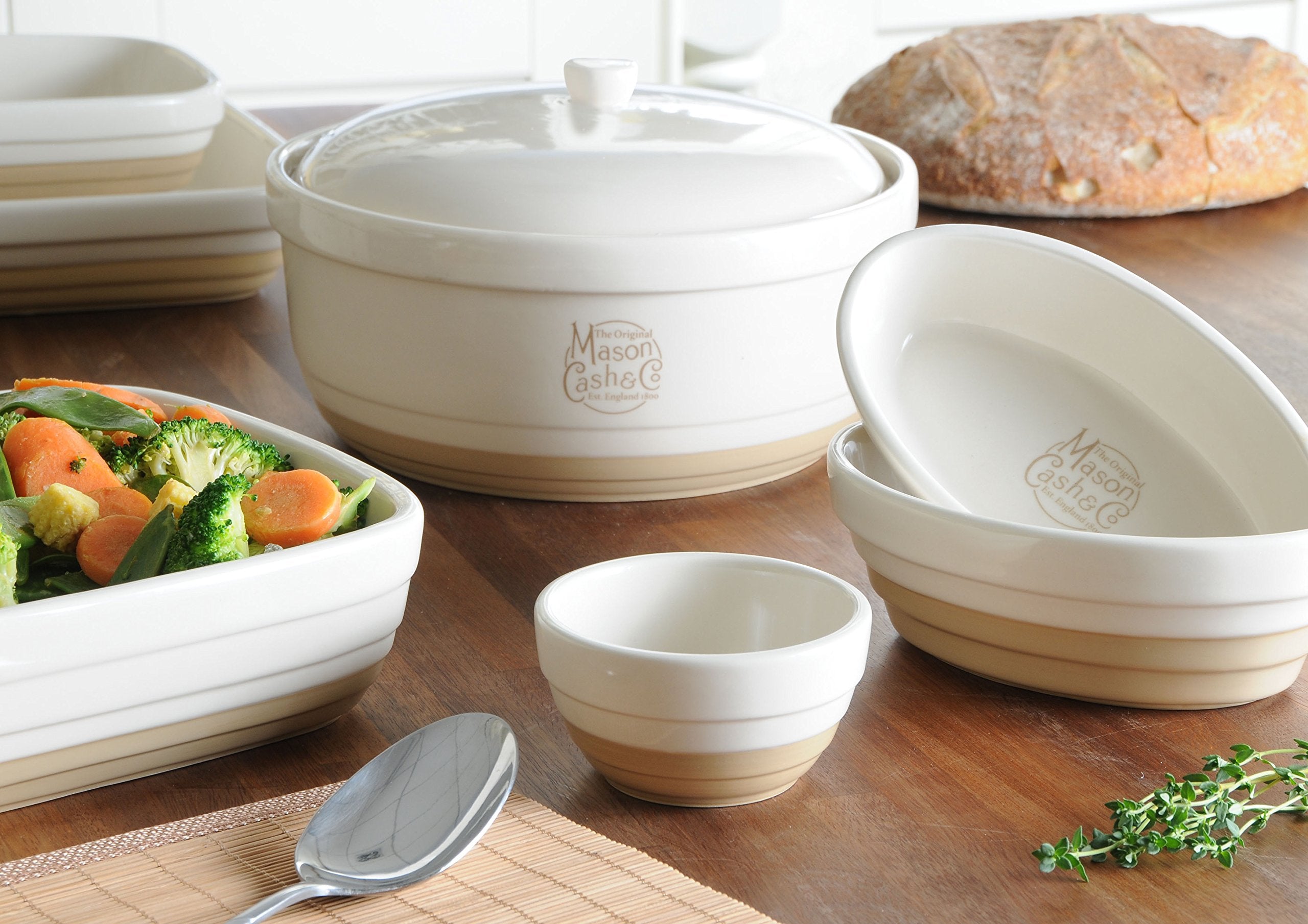 Mason Cash Earthenware Pudding Basin Bowl - 0.65 Litre/14 cm | Microwave, Freezer, Dishwasher Safe 8