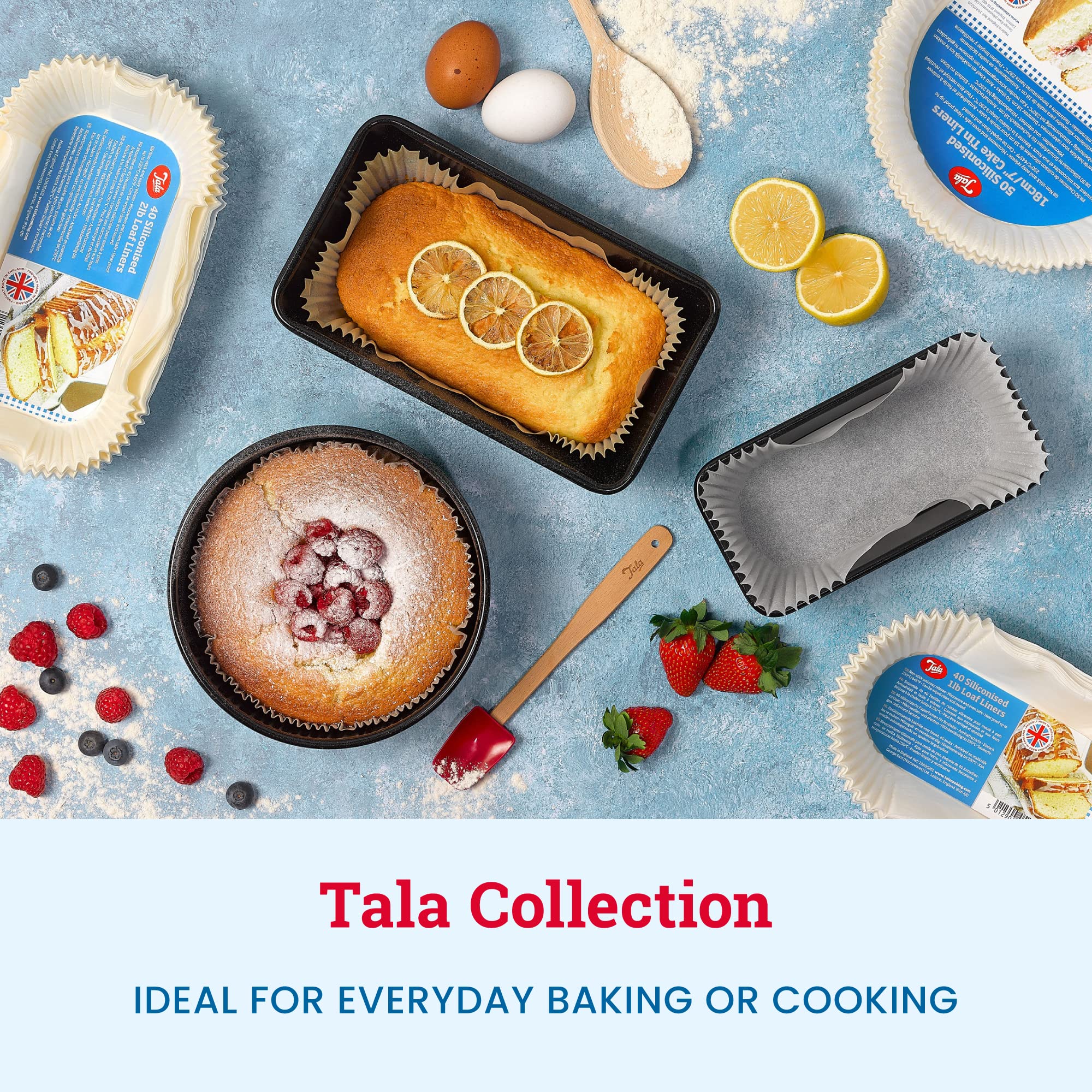 Tala Wooden Pastry Brush - Durable Wood Construction for Glazing and Basting | 190x20mm 6
