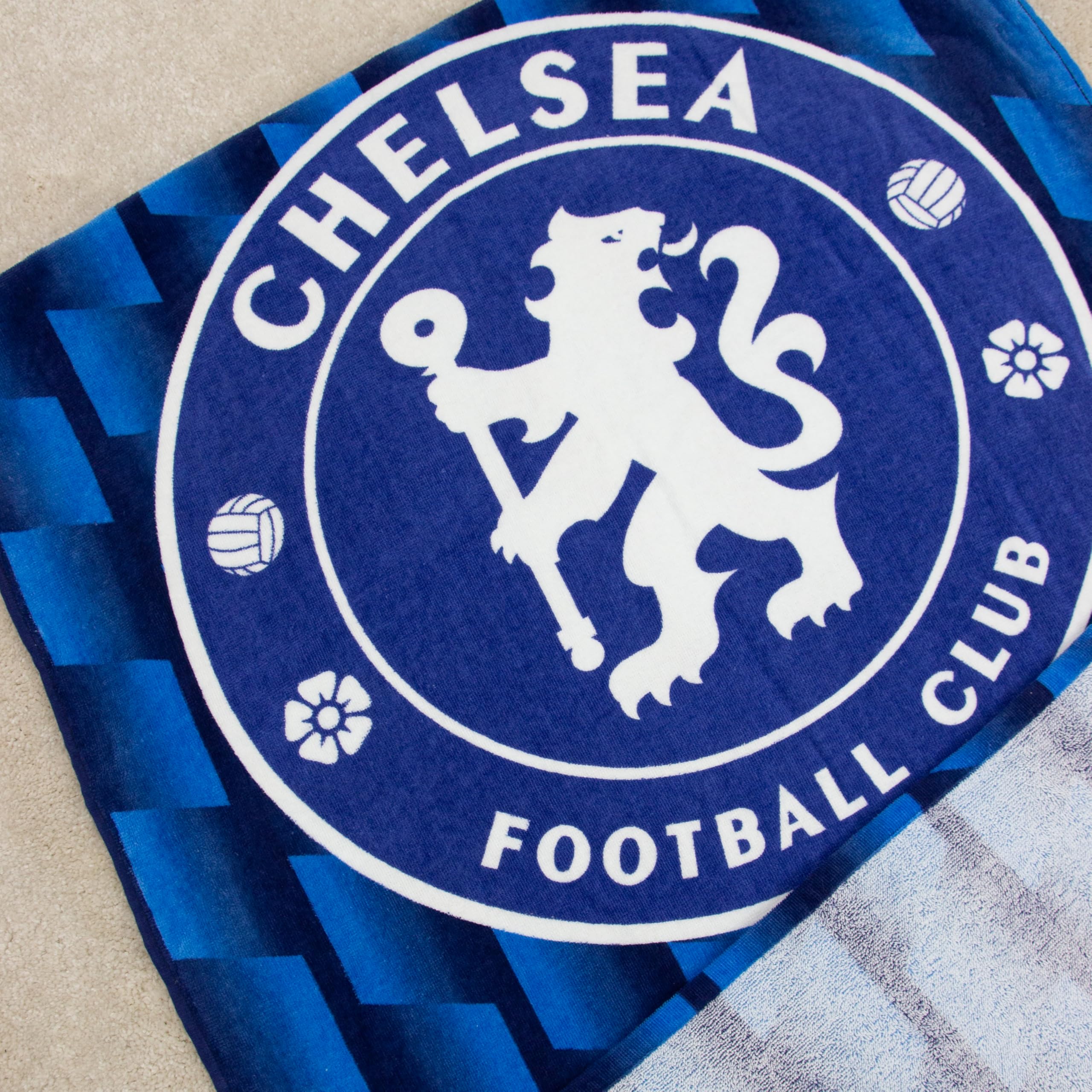 Character World Chelsea FC Bath Towel - Super Soft Baumwolle | 750x1500mm | Multicolour 7