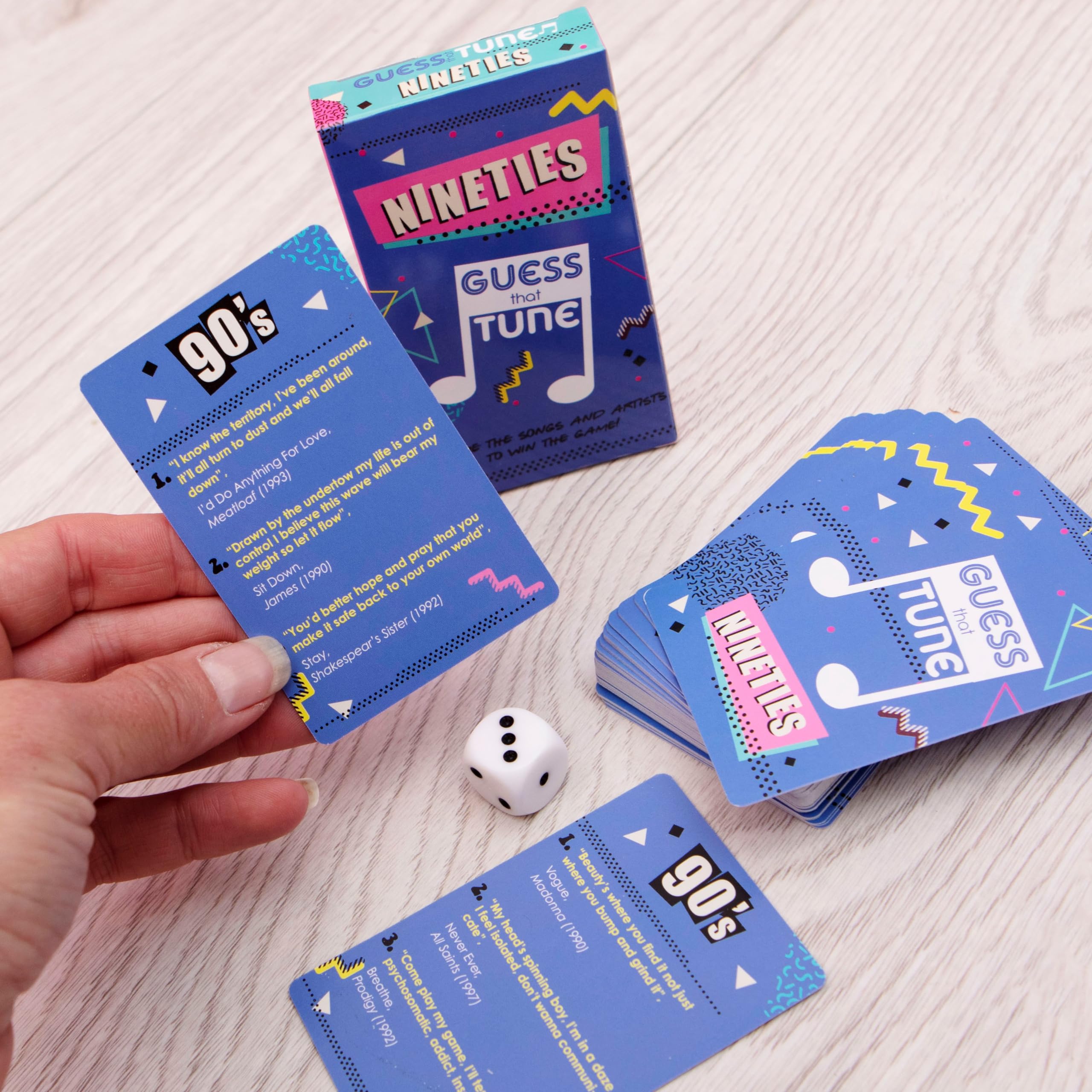 Boxer Gifts Nineties Guess That Tune Music Quiz Game - 90s Trivia for Adults & Family | 2+ Players 5