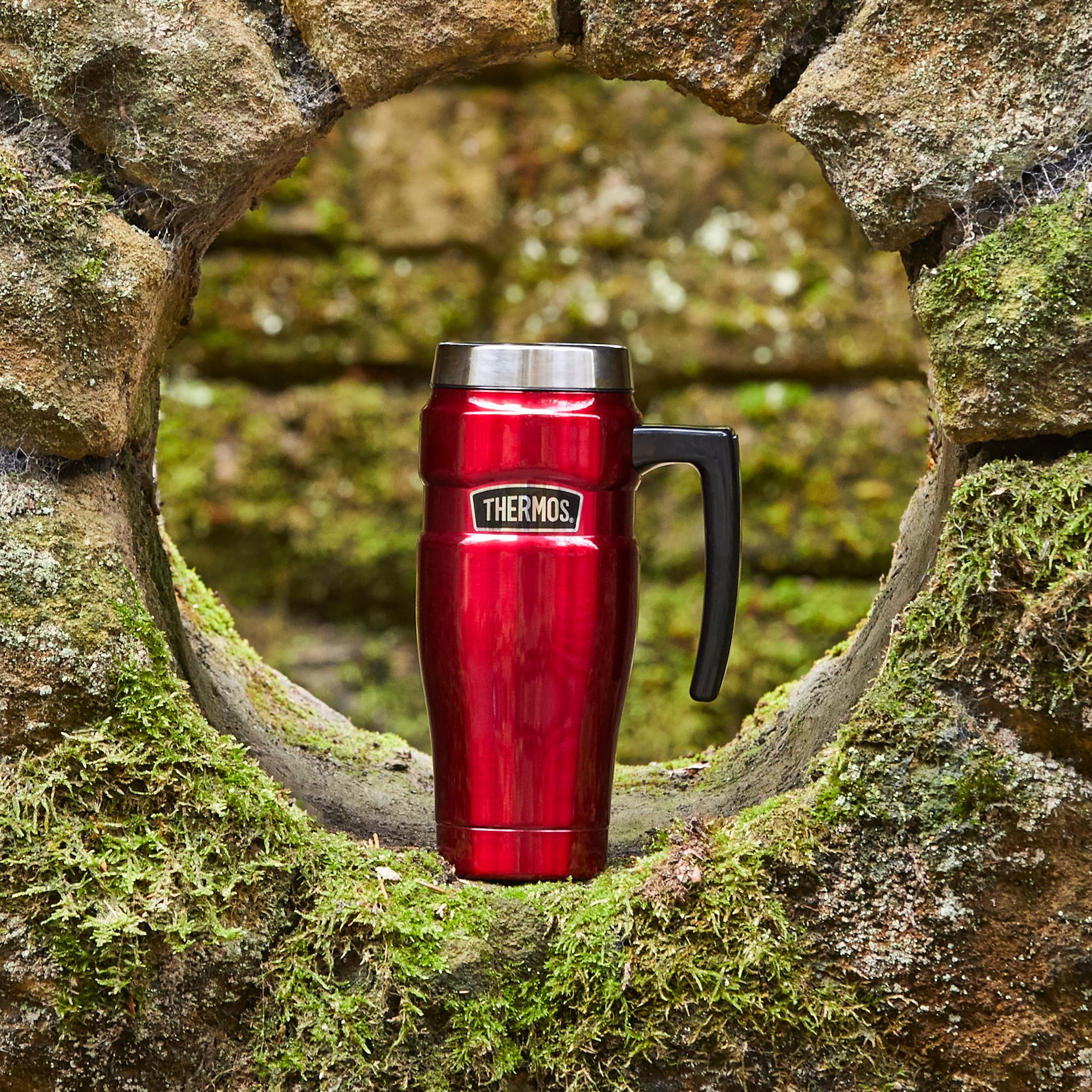 Thermos Stainless King Travel Mug - 470 ml, Matt Black | Hot 7 Hrs, Cold 18 Hrs 5