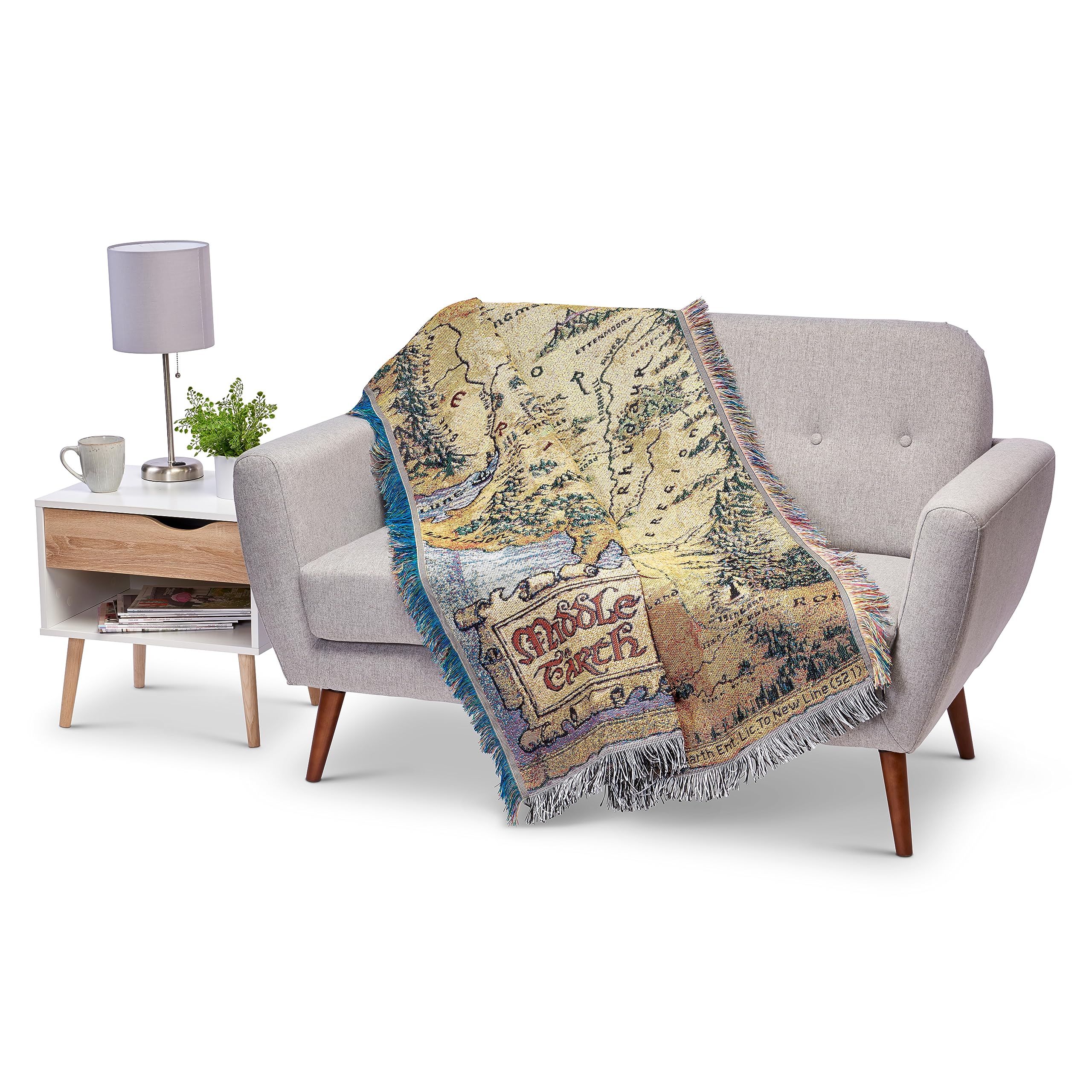 Northwest Lord of The Rings - The Hobbit Woven Tapestry Throw Blanket | 48" x 60" Polyester 6