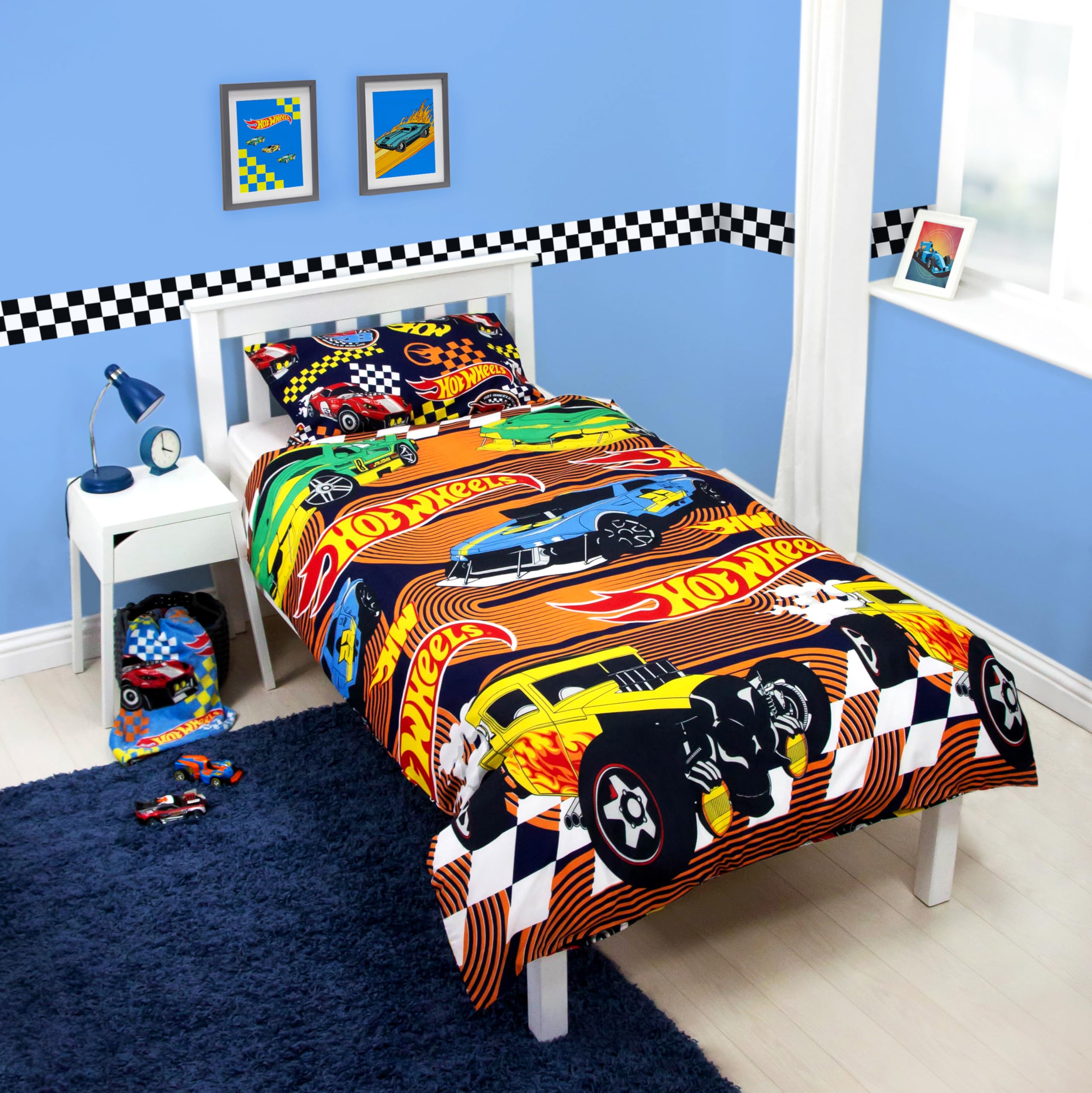 Character World Hot Wheels Racer Design Single Duvet Cover Set | Reversible | 135 x 200cm 5