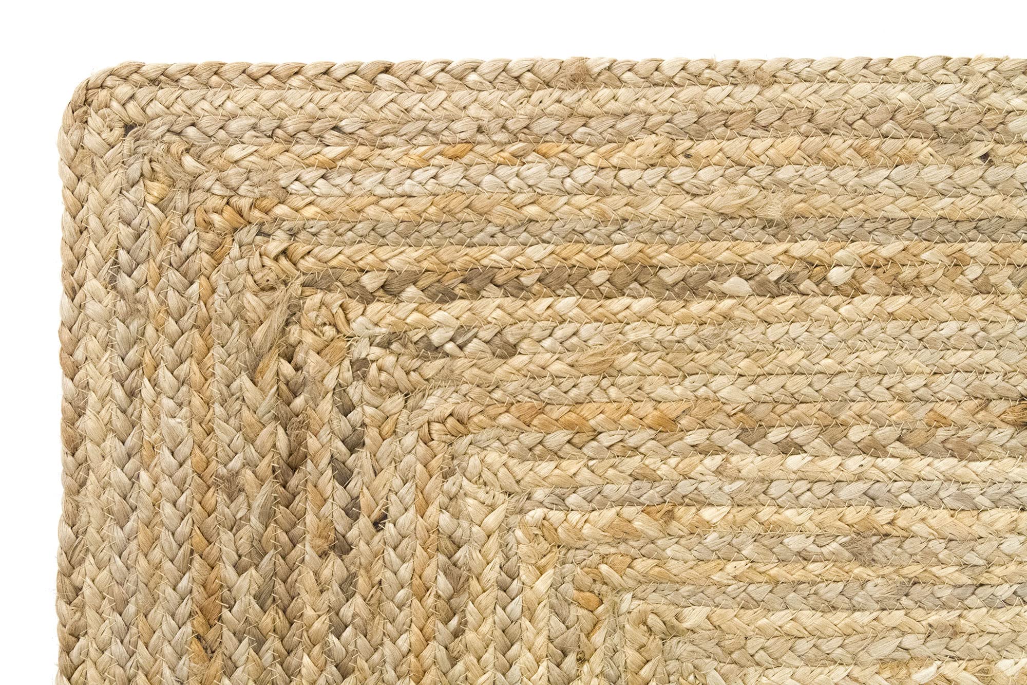HAMID Alhambra Natural Jute Area Rug - 100% Natural Fiber | 60 x 110 cm | Hand-Woven 7