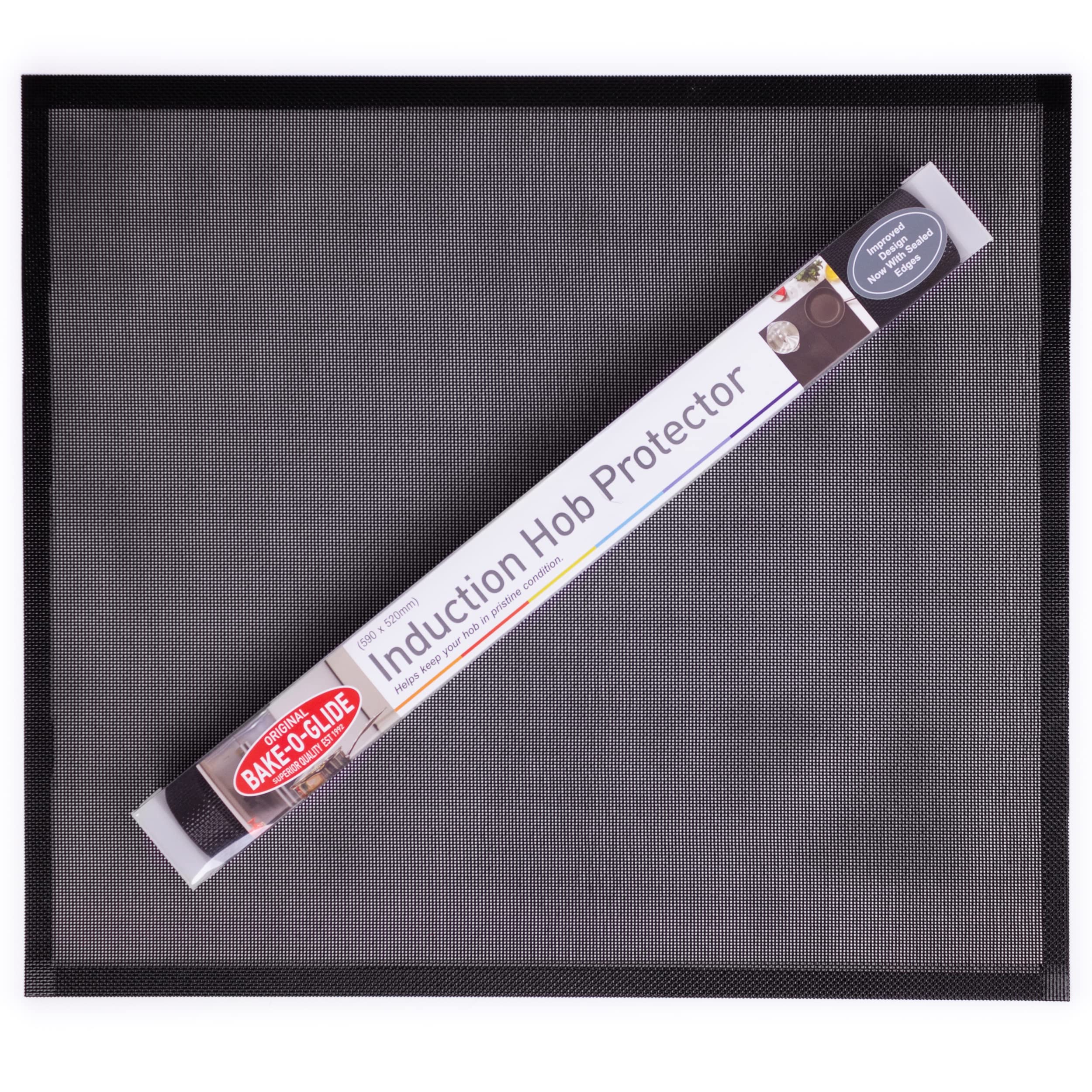Bake-O-Glide Induction Hob Protector - Sealed Silicone Edge | 590 x 520mm Standard Size