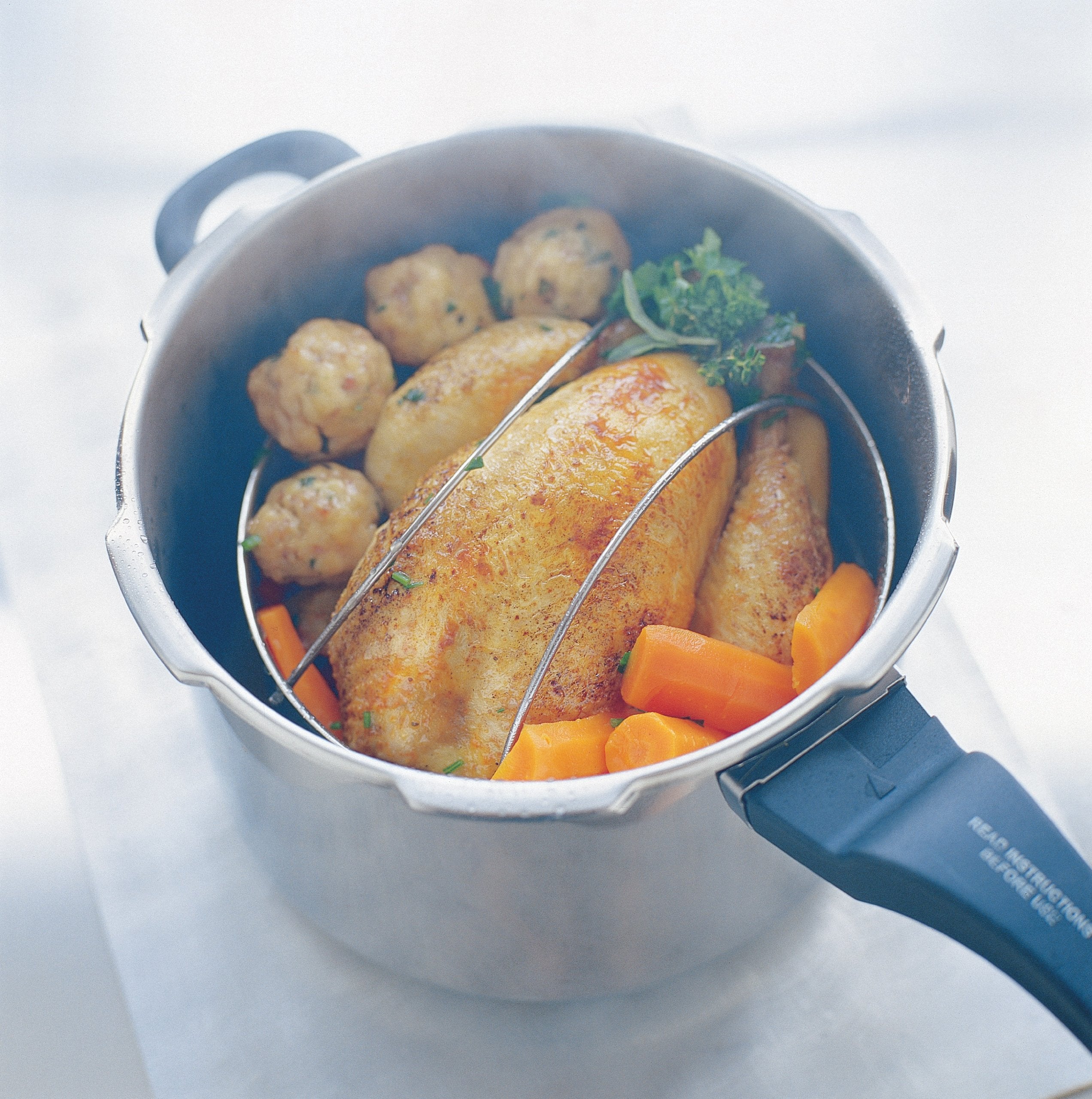 Prestige Smart Plus Stainless Steel Pressure Cooker - 6L Capacity | 2 Pressure Settings | Safety Locking Lid 4