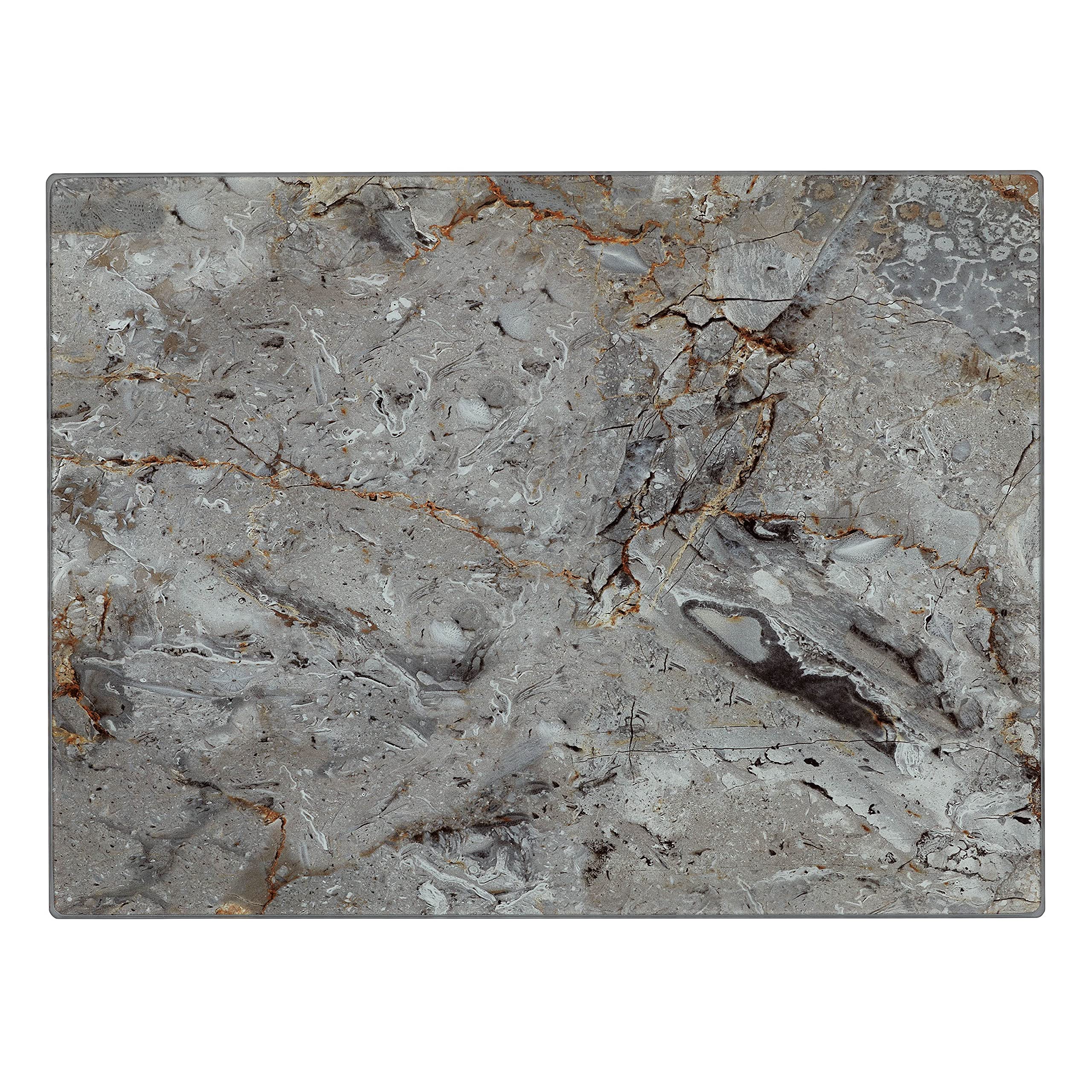 Tala Smoky Marble Design Toughened Glass Chopping Board and Work Top Saver | 30 x 40 cm 1