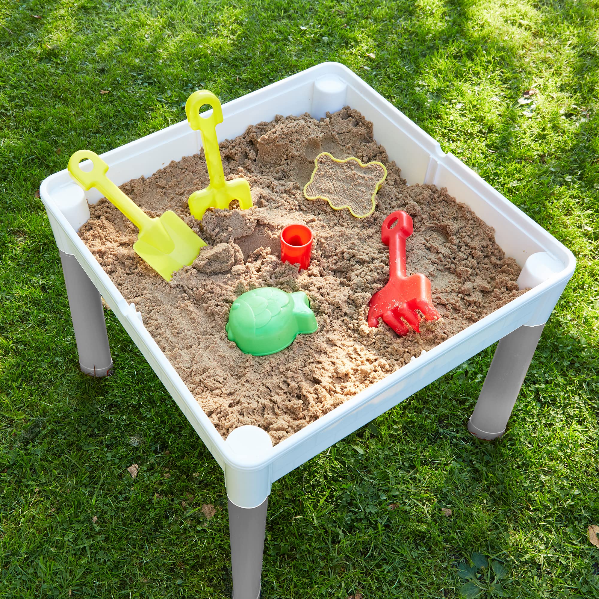 Liberty House Toys Kids 5-in-1 Activity Table and 2 Chairs Set | Reversible Top | Storage Base 5